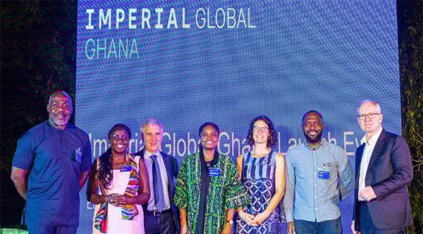 Group photo at the launch of Imperial Global Ghana